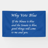 Warum 2026 Blue wählen Banner (Horizontal)