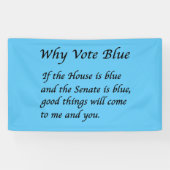 Warum 2026 Blue wählen Banner (Horizontal)