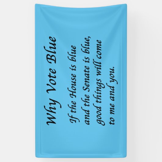 Warum 2026 Blue wählen Banner (Vertikal)