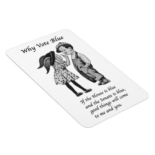 Warum 2026 Blue wählen Magnet (Rechte Seite)