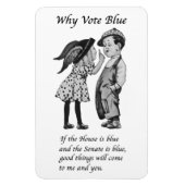 Warum 2026 Blue wählen Magnet (Vertikal)