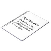 Warum 2026 Blue wählen Notizblock (Linke Seite)