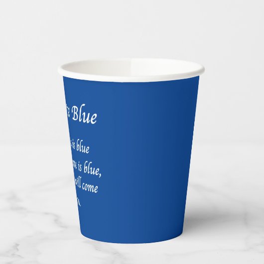 Warum 2026 Blue wählen Pappbecher (Links)