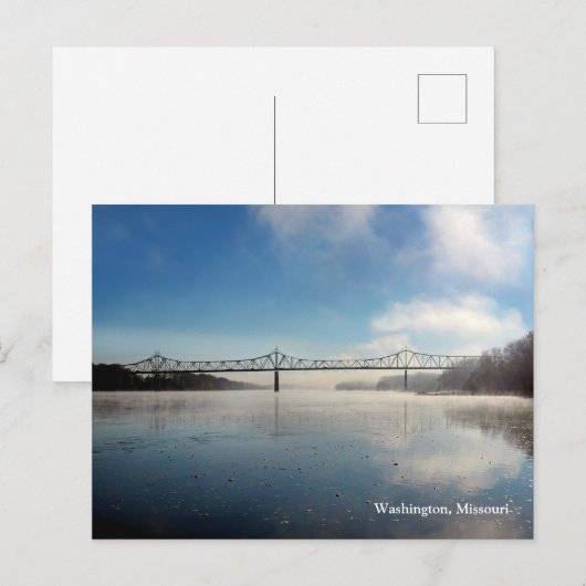 Warum? 47 Brücke Postkarte (Vorne/Hinten)