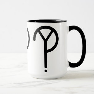 Warum? Bewegungs-Wecker-Becher-Schwarzes Tasse