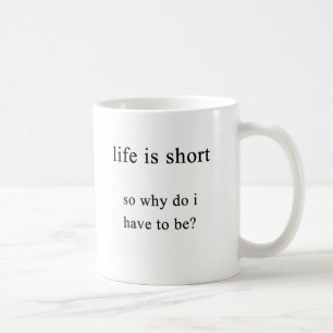 warum bin ich kurz? kaffeetasse
