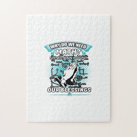 Warum brauchen wir Mathematik, um unsere Segnungen Puzzle (Vertikal)