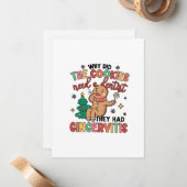 Warum brauchten die Cookies ein Dental, das sie mi Mitteilungskarte (Vorderseite/Rückseite Beispiel)