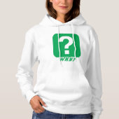 Warum das Fragezeichen Monogram Hoodie (Vorderseite)
