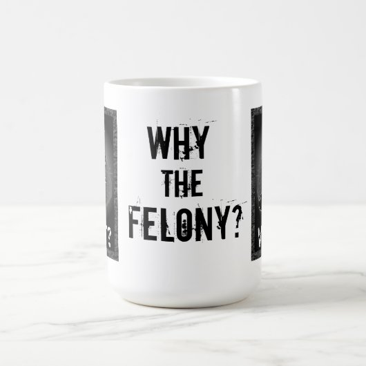 Warum das Kapitalverbrechen? Jailbird-Tasse Kaffeetasse (Mittel)