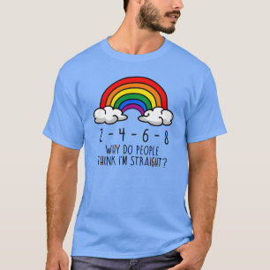 Warum denken die Leute, ich sei gerade T-Shirt