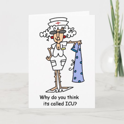 Warum denkst du, es heißt ICU? Karte (Vorderseite)