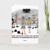 Warum die Felony-Grußkarte für Jailbird Karte (Rückseite)