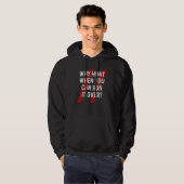 Warum die Jagd über Sarcastic Country Redneck Roa Hoodie (Vorne ganz)