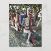 Warum die lange ONG? ... 3 Thai Ghouls Postkarte (Vorderseite)