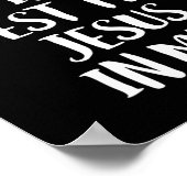 Warum du alle versuchst, den Jesus in meinem lusti Poster (Ecke)