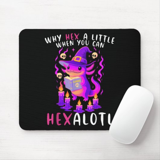 Warum ein wenig hex, wenn U Hexalotl Hexalotl Axol Mousepad (Mit Mouse)