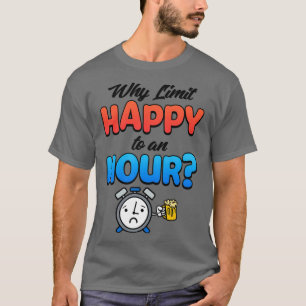 Warum eine Happy to a Hour Barkeeper 2 spendet T-Shirt