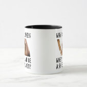 Warum eine Prinzessin sein, wenn man ein Schildmäd Tasse (Zentrum)