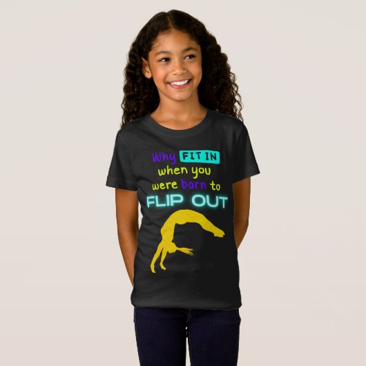 Warum eintauchen, als Sie geboren waren, Out Gymna T-Shirt (Vorne ganz)