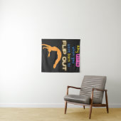 Warum eintauchen, als Sie geboren waren, Out Gymna Wandteppich (Beispiel (Horizontal))