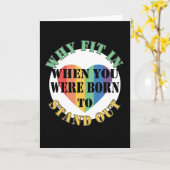 Warum eintauchen, wenn man geboren ist, sich herau karte (Gelbe Blume)