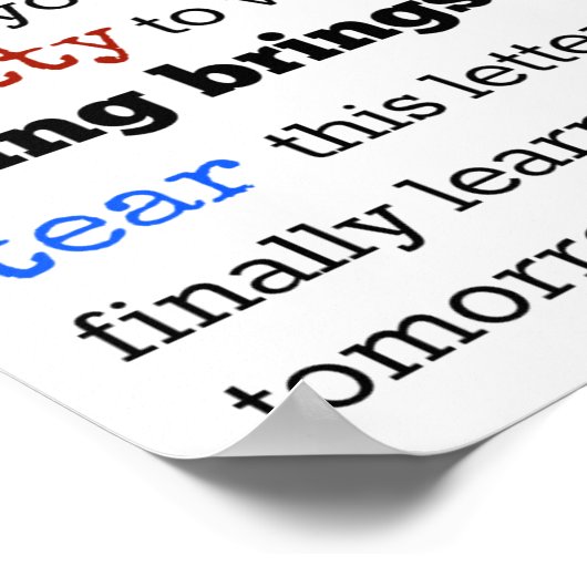 Warum Englisch so schwer zu lernen ist Poster (Ecke)