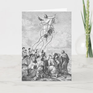 Warum er hat nicht sich gezeigt…  feiertagskarte