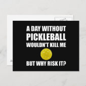 Warum es riskieren muss postkarte (Vorne/Hinten)