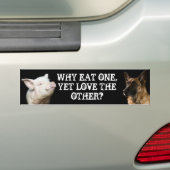 Warum essen Sie ein, dennoch Liebe das andere? Autoaufkleber (Auf Auto)