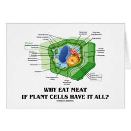 Warum essen Sie Fleisch, wenn Pflanzen-Zellen es