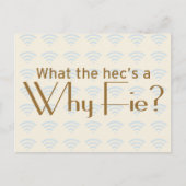Warum Fie? Postkarte (Vorderseite)
