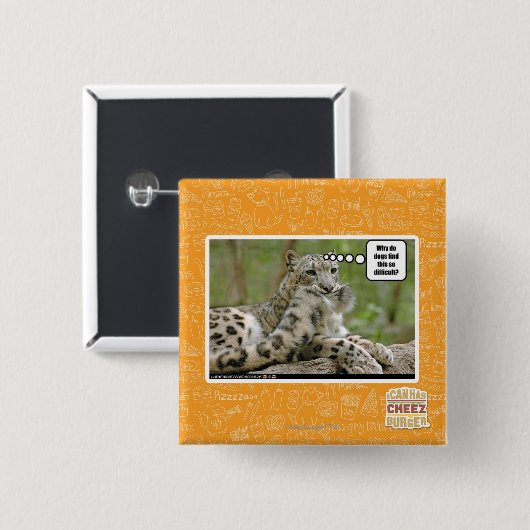 Warum finden Hunde dieses so schwierig? Button (Vorne & Hinten)