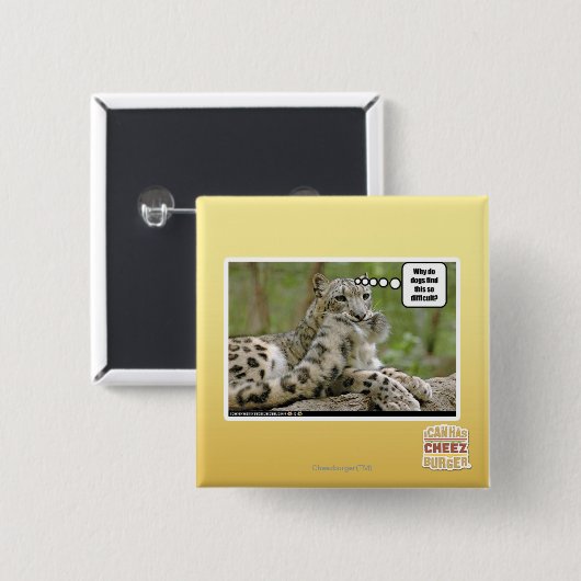 Warum finden Hunde dieses so schwierig? Button (Vorne & Hinten)