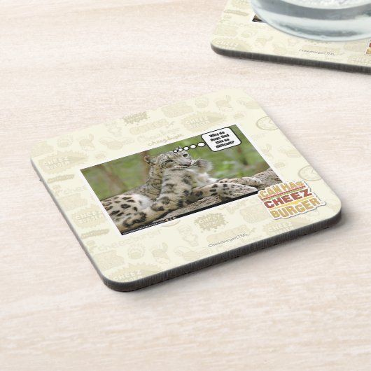 Warum finden Hunde dieses so schwierig? Getränkeuntersetzer (Linke Seite)