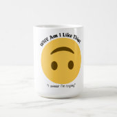 Warum gefällt mir das? | Funny Relitable Zitat Kaffeetasse (Mittel)