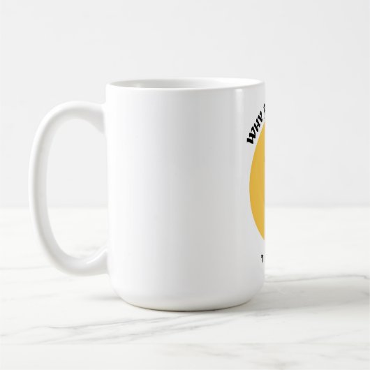 Warum gefällt mir das? | Funny Relitable Zitat Kaffeetasse (Links)