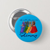 Warum gehen, wenn du meine Bauchtänzer beschimpfen Button (Vorne & Hinten)