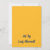 Warum gehen, wenn du meine Bauchtänzer beschimpfen Einladung (Rückseite)