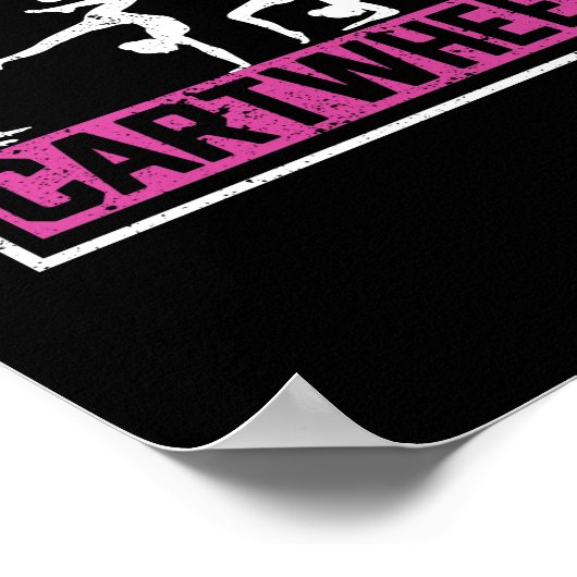 Warum gehen, wenn man ein Rad machen kann Poster (Ecke)