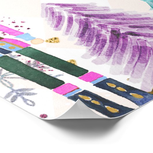 Warum gehen, wenn Sie Nutcracker tanzen können Poster (Ecke)