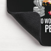 Warum ging das Hühnchen zum Schwestertier Mousepad (Ecke)