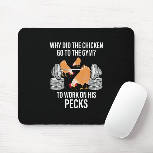 Warum ging das Hühnchen zum Schwestertier Mousepad (Mit Mouse)