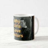 Warum Girls Liebe Segler Kaffeetasse (VorderseiteRechts)