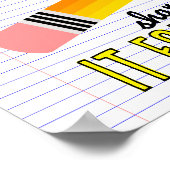 Warum Glück kaufen, wenn die Bibliothek sie kosten Poster (Ecke)