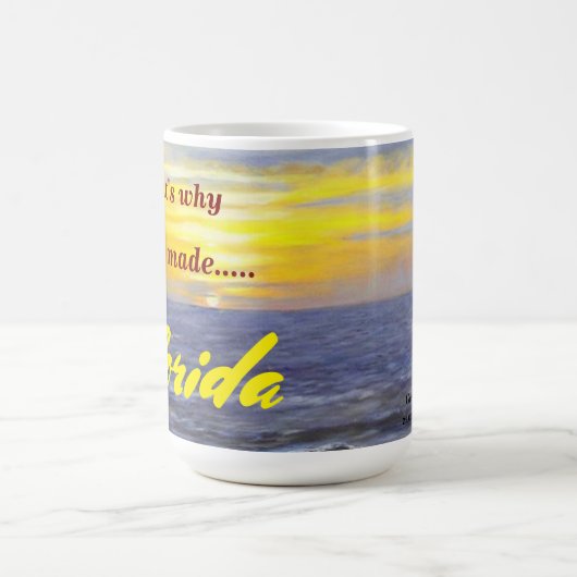 WARUM GOTT FLORIDA OCEAN WAVE TASSE (Mittel)