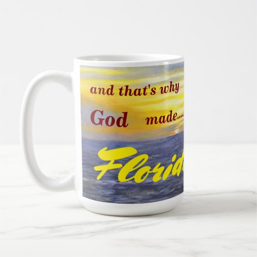 WARUM GOTT FLORIDA OCEAN WAVE TASSE (Links)