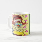 Warum Gunder glüht - Herz-Tasse Kaffeetasse (Vorderseite Links)