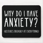 Warum habe ich Angst? Gesten auf alles Mousepad (Vorne)