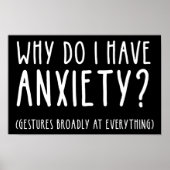 Warum habe ich Angst? Gesten auf alles Poster (Vorne)